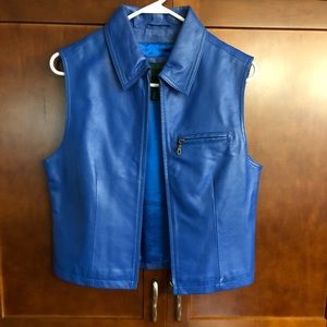 Vintage leather vest